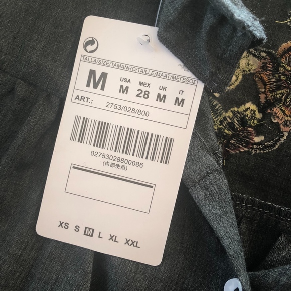 Brach Brach New With Tags Embroidered Blouse - Picture 7 of 7